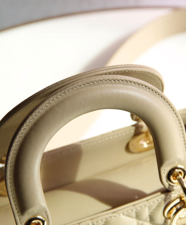 Christian Dior Lady Dior My Abcdior Bag Apricot